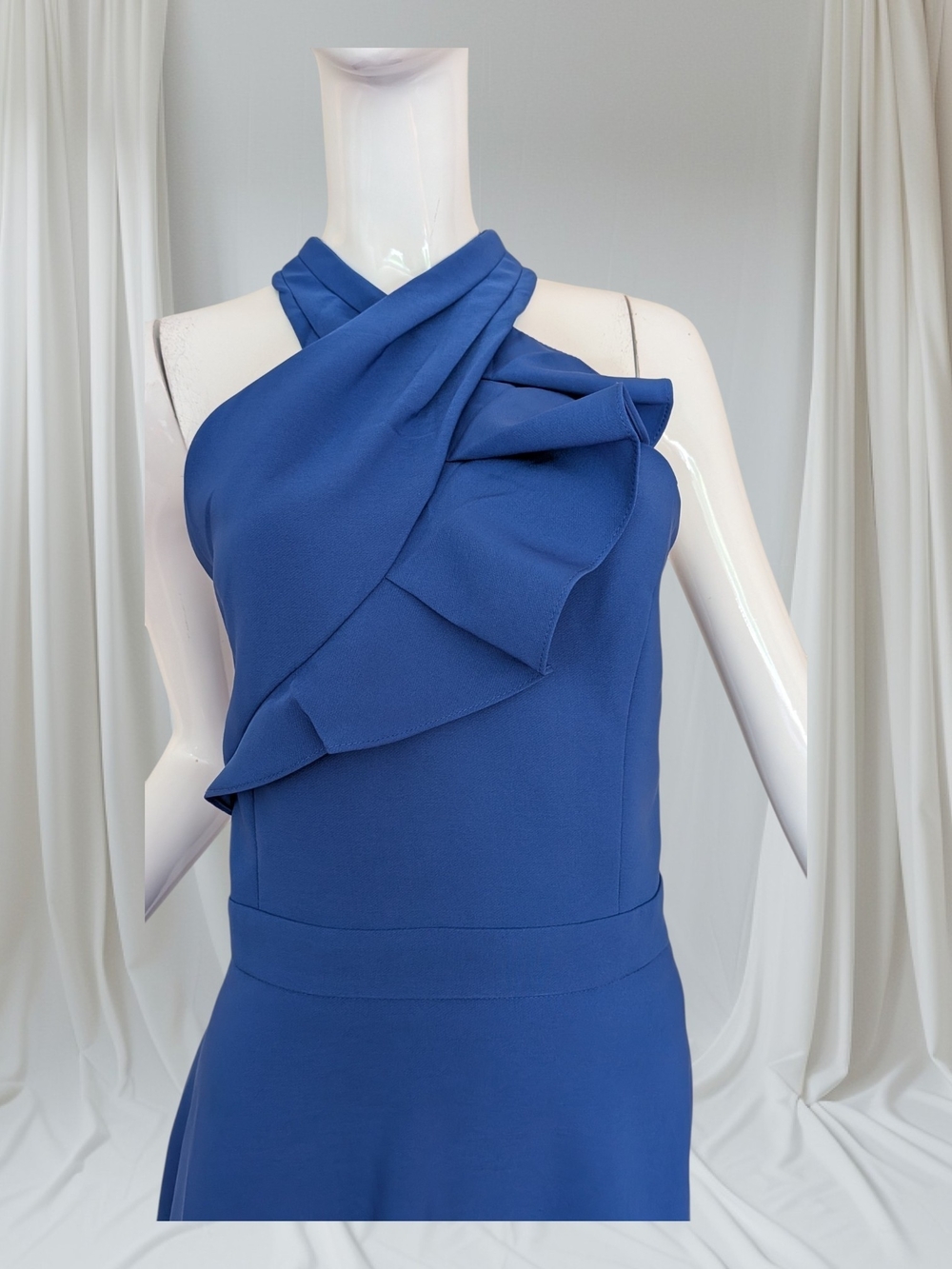MOTF Royal Blue Ruffle Dress M